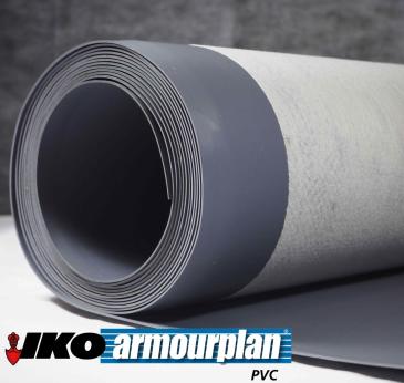 Мембрана ПВХ IKO Armourplan SG120 с флисовой подложкой, армированная, толщина 1.2 мм.